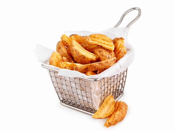 istock Basket of Wedge Fries 623524758