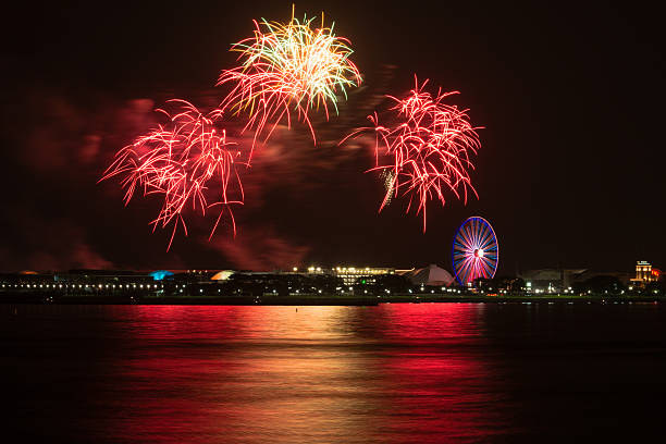 istock Fireworks over Lake MIchigan 623529306
