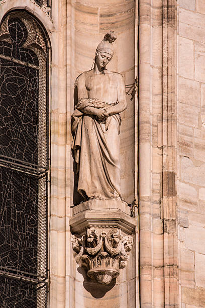 istock Italy, Milan Duomo cathedral wall details. 623531512