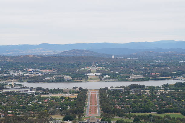 istock Aerial View of Canberra, Australia 623532490