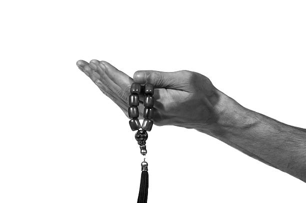 praying hands. black and white - confessional nun imagens e fotografias de stock