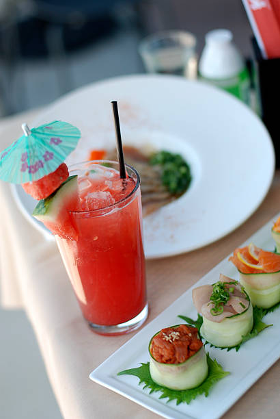 Red Alcohol cocktail