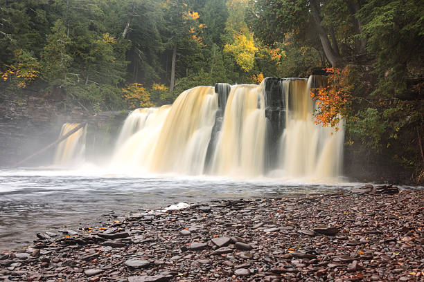istock Manabezho Falls on the Presque Isle River, Michigan 623535168