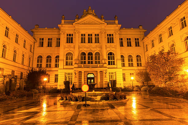 Old courthouse in Piotrkow Trybunalski. Piotrkow Trybunalski, Lodz, Poland.