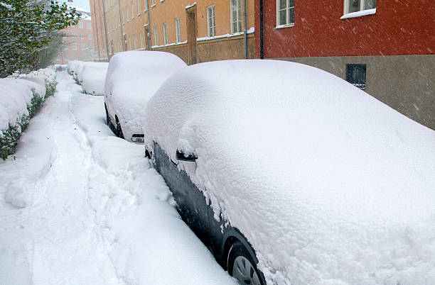 istock The roads are snow-blocked 623584724