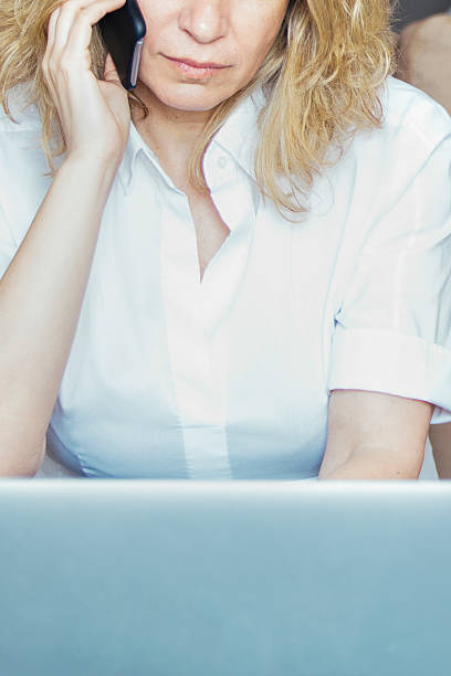 istock Close-up of woman calling 623585106
