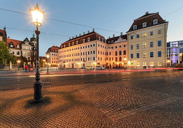 istock Lantern in old town of Dresden in the evening. Germany 623585172