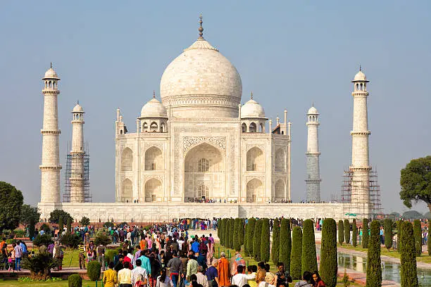 Photo of Taj Mahal, Agra, Uttar Pradesh, Rajasthan, India, Asia