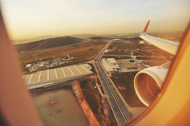 istock Turkey, landing aircraft, Istanbul highangel view from plane 623591492