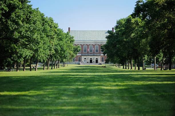 University of Illinois at Urbana Champaign (UIUC) June 13, 2022: Illini Union, view from main quad