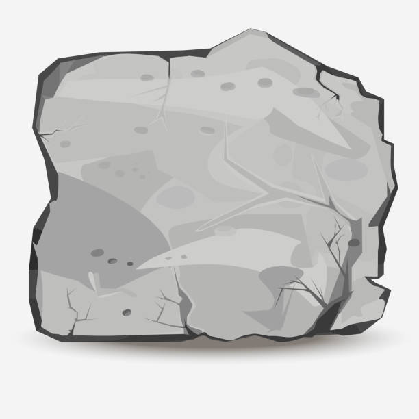 Big Rock Stone Stock Illustration - Download Image Now - Rock - Object,  Illustration, Black Color - iStock
