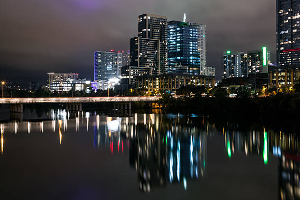 istock Austin Texas Downtown Skyscrapers Skyline Panorama Cityscape at Night 623598440