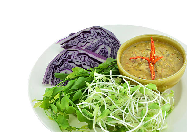 Shrimp paste dip with Fish & Fresh Vegetables