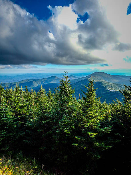 istock scenic views at sunset on top of mount mitchell 623600684