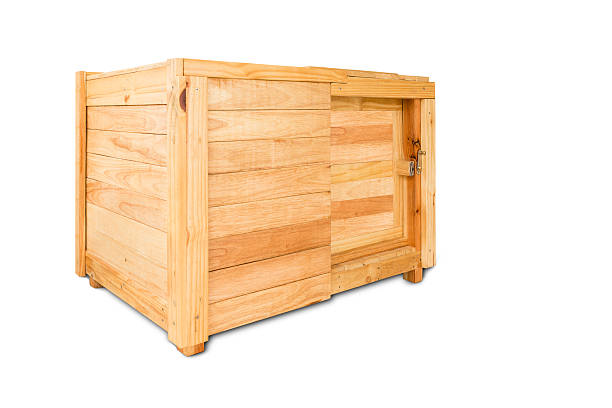 istock closed wooden box with clipping path isolated on white backgroun 623602268