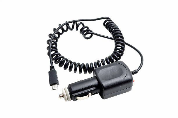 istock Car battery charger for mobile phones, laptops 623603276