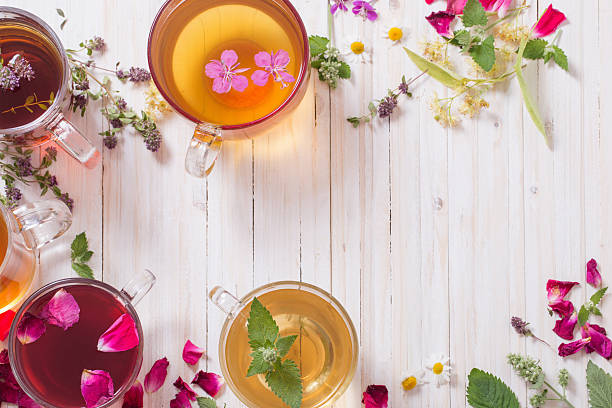 istock herbal tea on a white wooden background 623608176