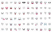 istock Set of 72 different pieces of emotions 623610612