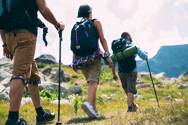 istock Friends hiking in the mountain 623611340