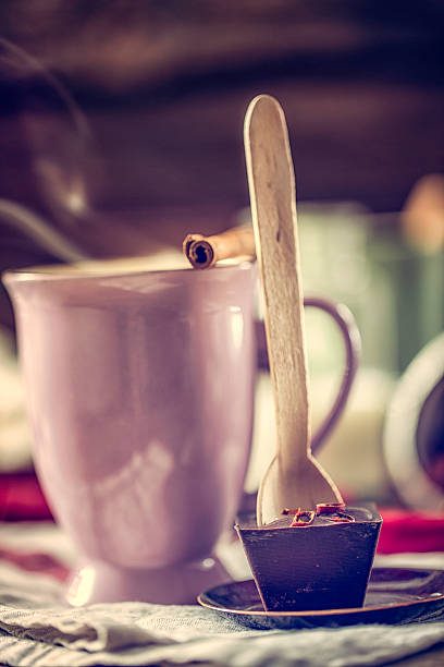 istock Preparing Hot Chili Chocolate Bar with Spoon 623611716