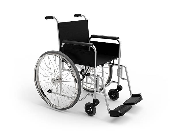 Wheel chair stock photo