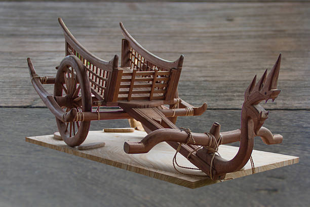 istock Wooden cart 623613766