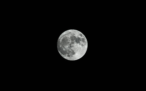 istock Supermoon or Fullmoon Isolated Against Dark Night Sky 623614748