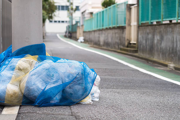 Garbage Management in Japan stock photo