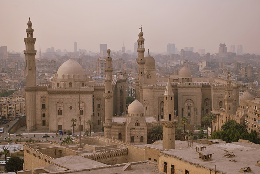 The Mosque of Sultan Hassan in Cairo, Egypt Africa