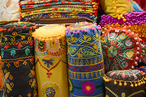 istock Examples of fabric of various color and type 623616556