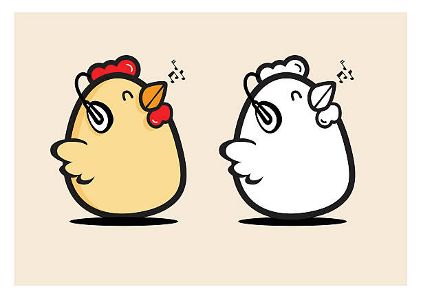 ilustrações de stock, clip art, desenhos animados e ícones de birth music egg chicken - chicken egg audio