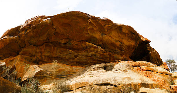 istock Cave paintings Laas Geel rock exterior, Hargeisa, Somalia 623617042