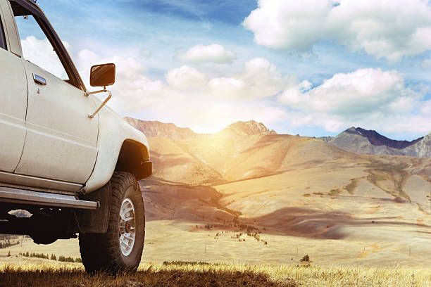 istock Offroad car jeep mountains 4x4 623619226