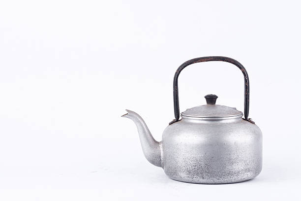 istock old vintage retro Kettle on drink. kettle aluminum materials. 623620628