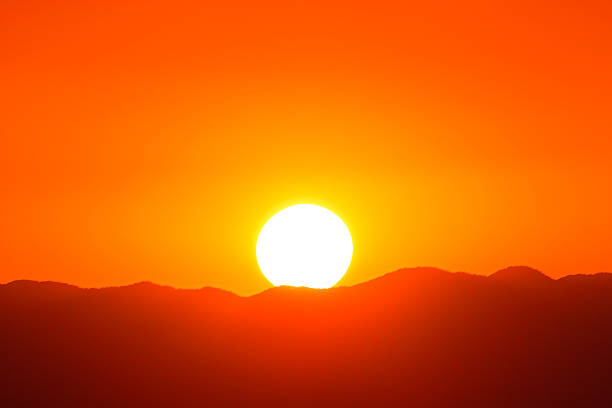 istock Sunset over mountain in Hong Kong 623621258