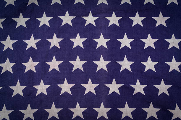 istock Close-up of American flag 623622046