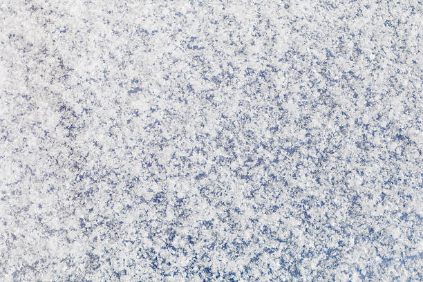 istock Background of a blue surface covered with fluffy snow 623622768