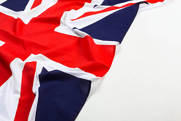 istock Closeup of Union Jack flag 623623750