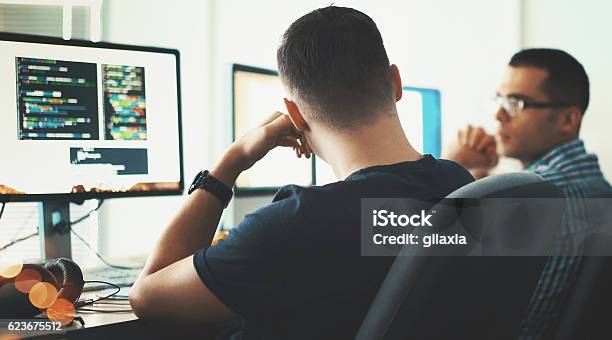 Software Developers Stock Photo - Download Image Now - Computer Programmer, Development, Pair