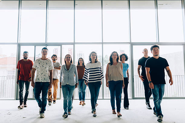 istock Group of Brazilians walking 623678740