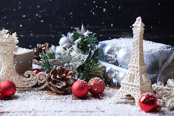 istock Holidays background. Toys and presents. 623687922