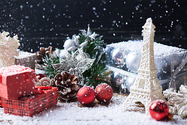 istock Holidays background. Toys and presents. 623688500
