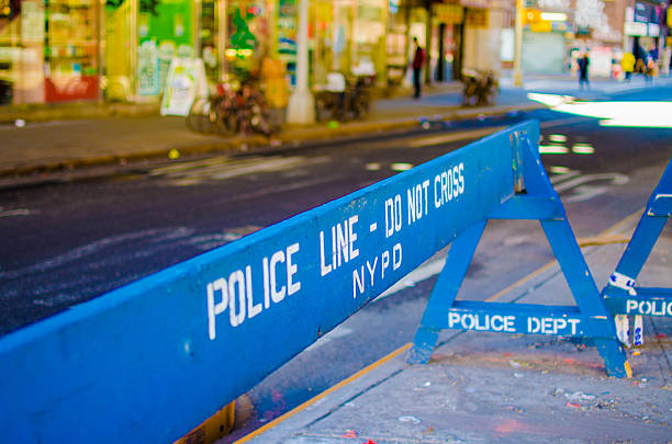 istock Police Line Bar in Chinatown, NYC 623693450