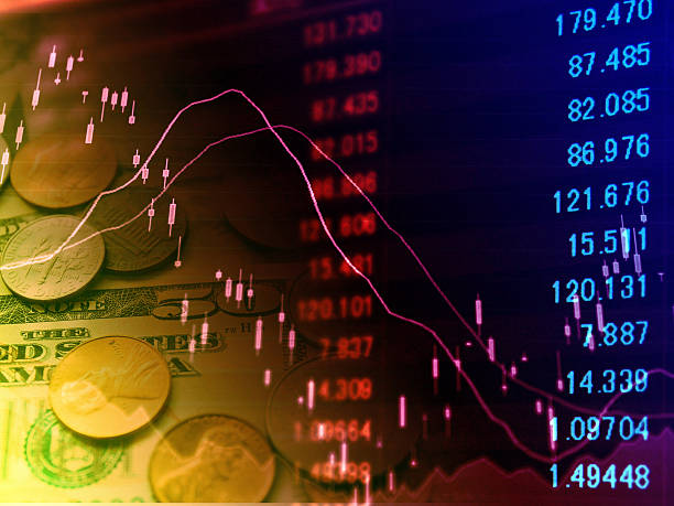 istock Fluctuation of stock prices 623697642