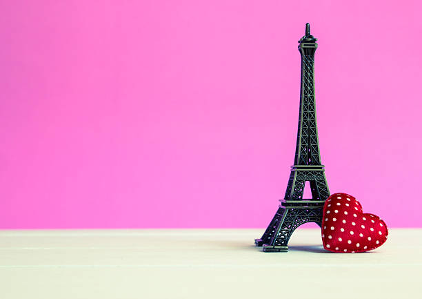 istock Love of Paris.Eiffel tower with red heart 623700006