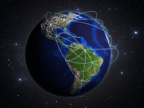 istock concept of travel and transportation Network connection 623703260