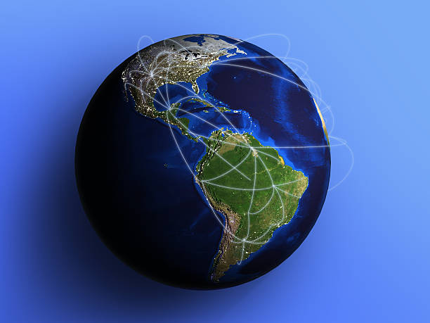 istock concept of travel and transportation Network connection 623703336