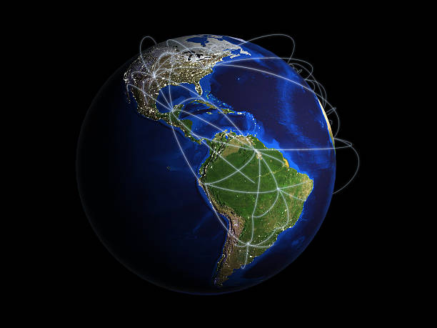 istock concept of travel and transportation Network connection 623703436
