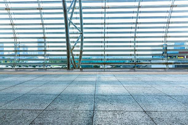 istock Empty Corridor Of modern airport 623706766