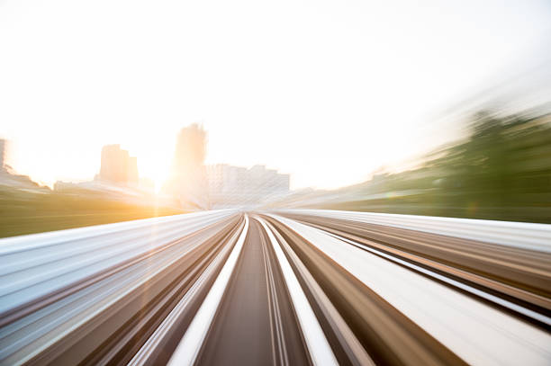 istock Speed motion in urban highway road tunnel 623711176